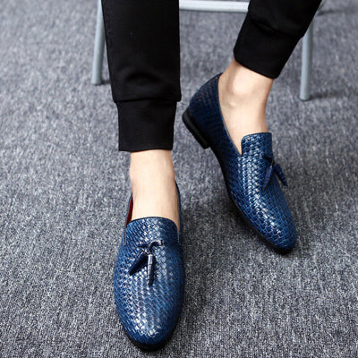 William | Vævede Læder Slip-On Loafers