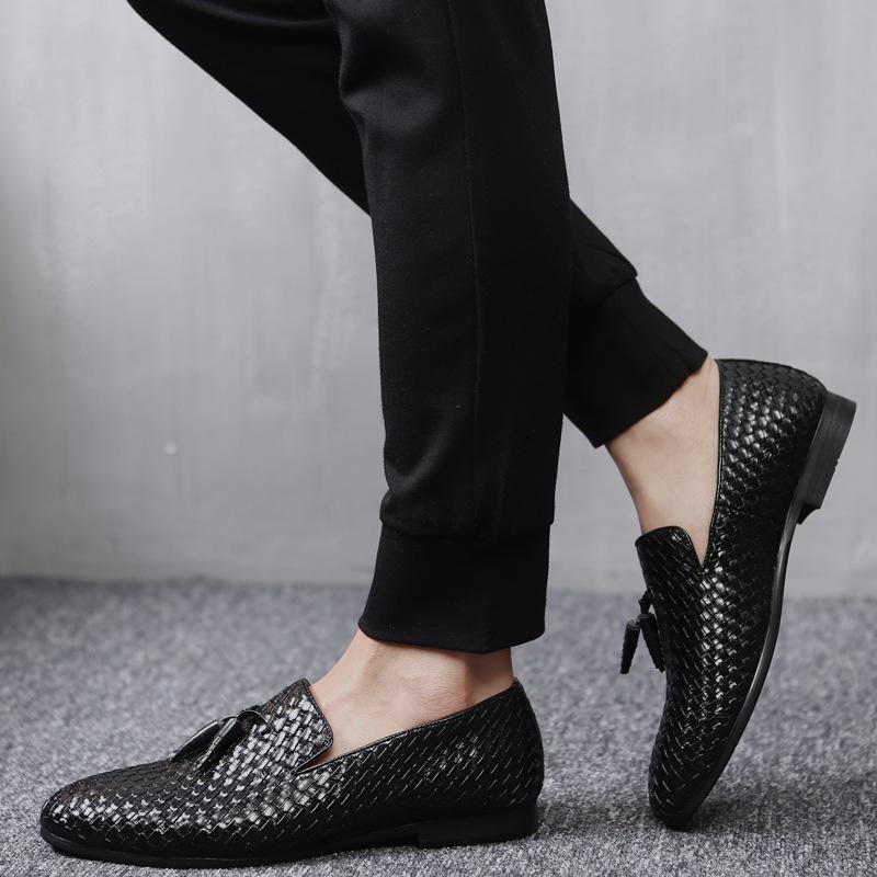 William | Vævede Læder Slip-On Loafers
