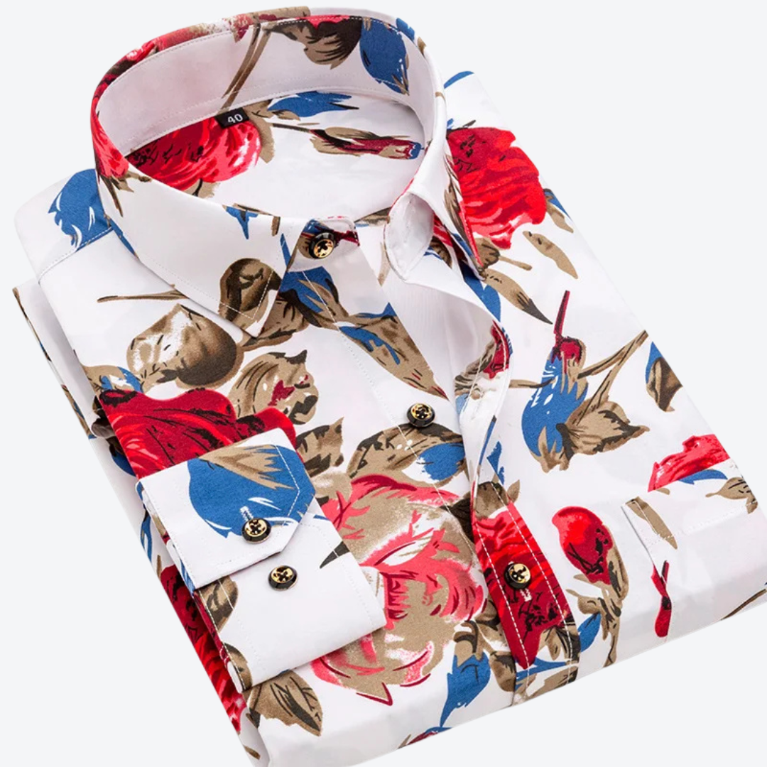Finnick | Nautical Print Skjorte