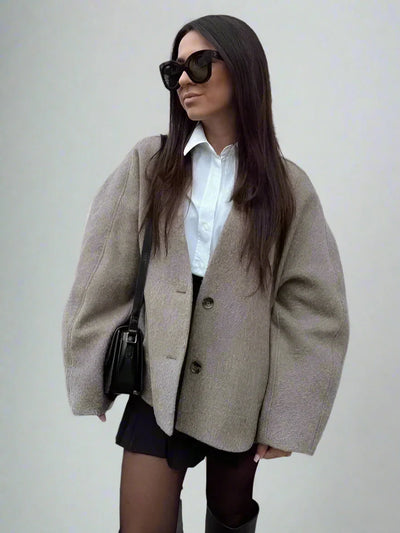 Lena | V-Hals Casual Jakke